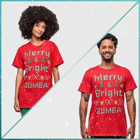 Zumba Unisex Crew Neck Tee - Red