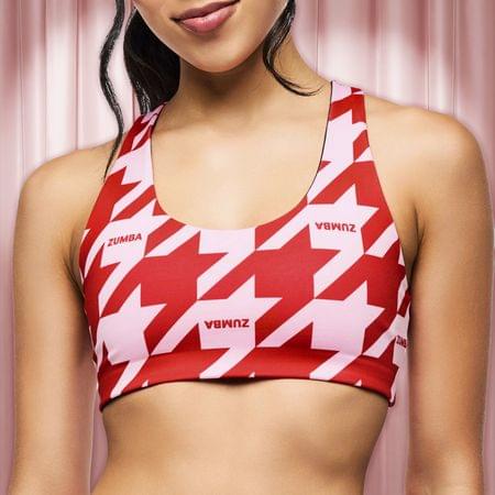 Zumba Amour Reversible Racerback Scoop Bra