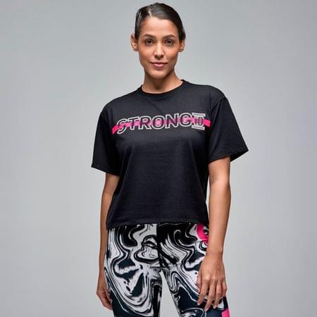 STRONG iD Boxy Top W Mesh Back