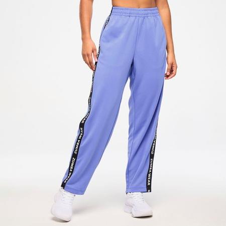 Zumba Haus Straight Leg Track Pants - Purple