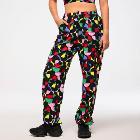 Zumba Haus Cargo Pants With Bungee Details