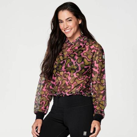 Zumba Move Mesh Pullover Hoodie