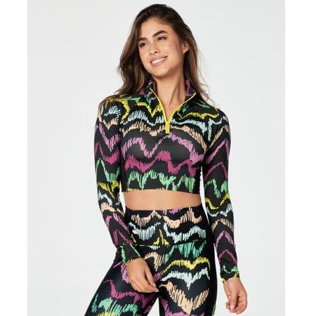 Zumba Transform Long Sleeve Crop Top