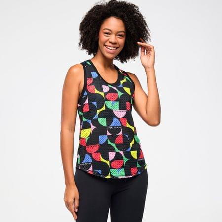 Zumba Haus Basketball Tank With Curved Hem