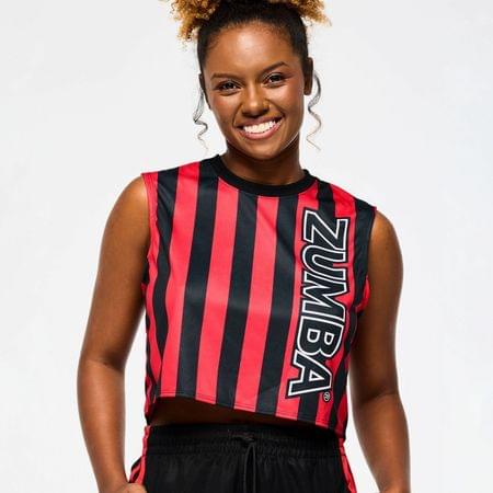 Victory Crew Neck Muscle Crop Tank