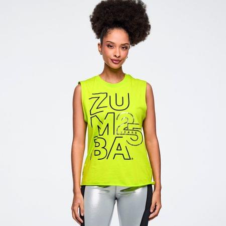 Zumba 25 Crew Neck Muscle Tank