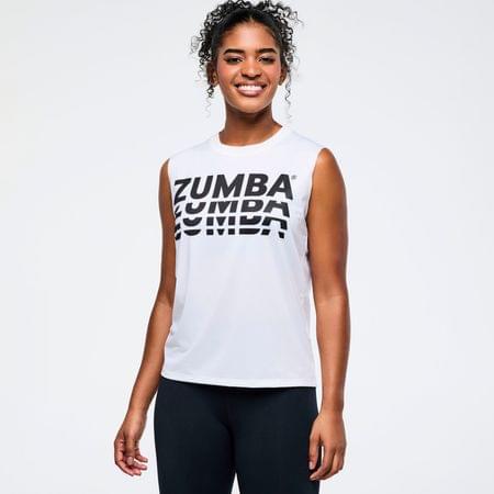 Zumba Basic mESH Crew Neck Muscle Tank