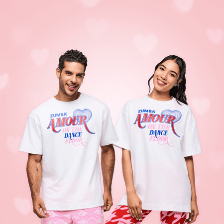 Zumba Amour Oversized Crew Neck Top