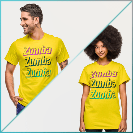 Apres Zumba Unisex Crew Neck Tee - Sunrays