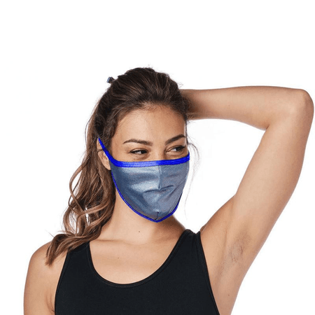 Zumba Blue Face Cover